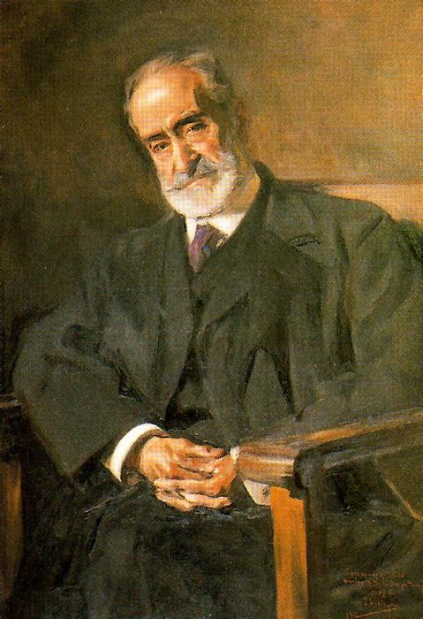 WikiOO.org - Εγκυκλοπαίδεια Καλών Τεχνών - Ζωγραφική, έργα τέχνης José Villegas Cordero - Portrait Of Manuel Ortega Morejón