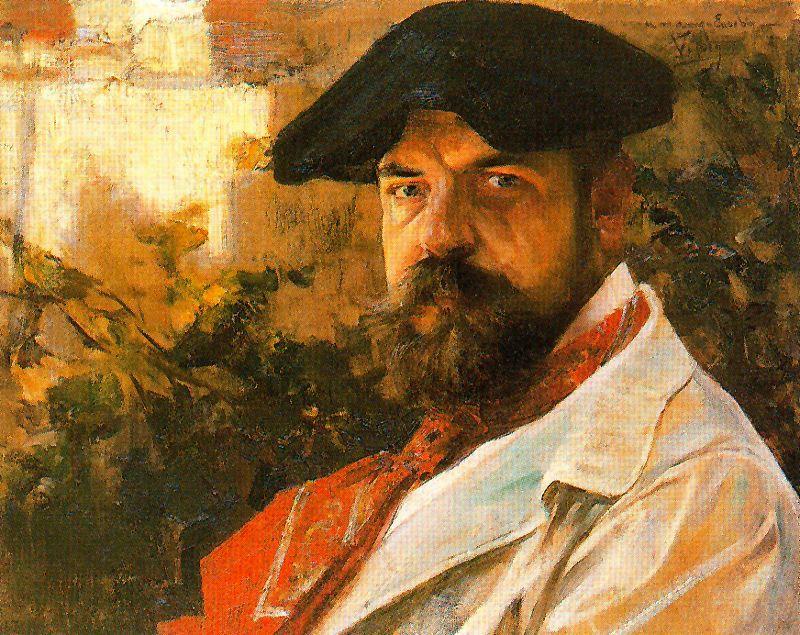 WikiOO.org - Encyclopedia of Fine Arts - Lukisan, Artwork José Villegas Cordero - Portrait Of Ricardo Villegas. (Hermano Del Artista)