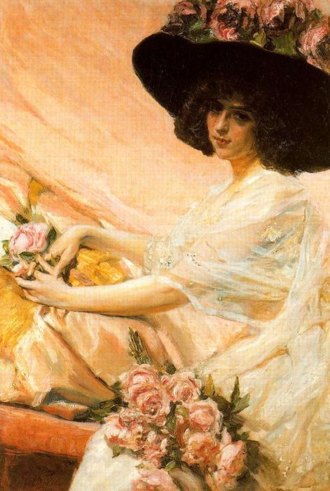 Wikioo.org – L'Enciclopedia delle Belle Arti - Pittura, Opere di José Villegas Cordero - rose e no sua