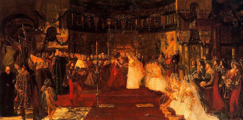 WikiOO.org - Encyclopedia of Fine Arts - Maleri, Artwork José Villegas Cordero - The Celebration Of The Marys
