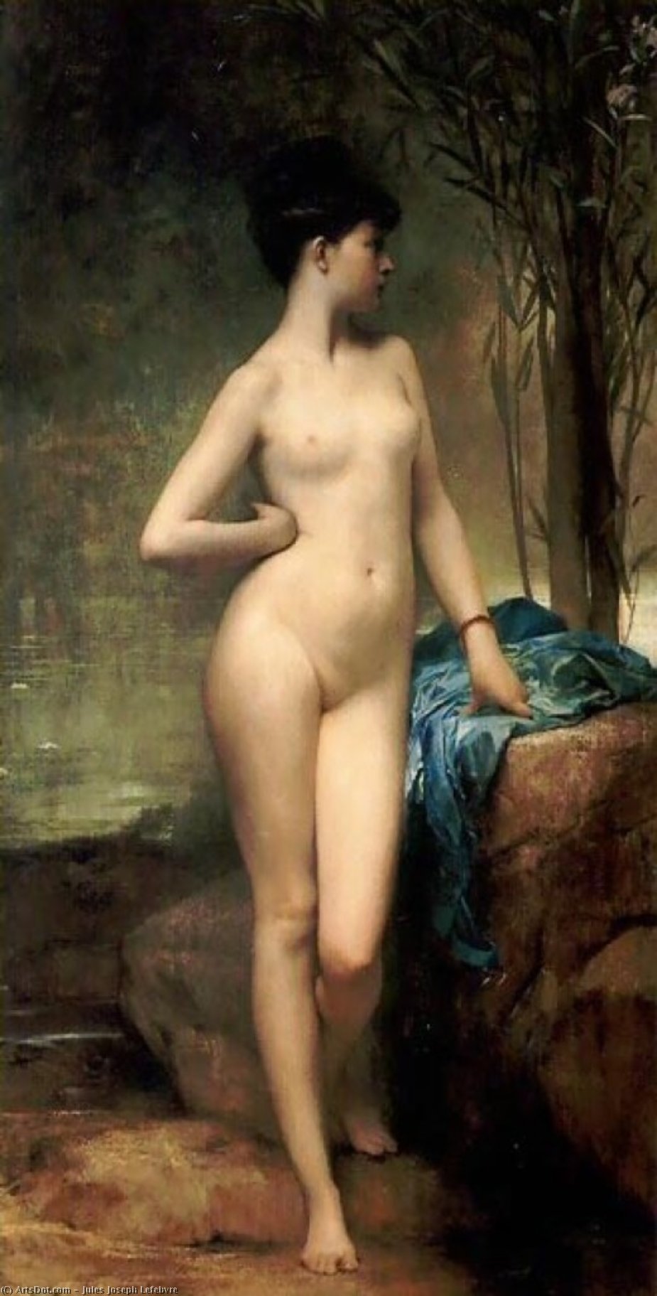 Wikioo.org - The Encyclopedia of Fine Arts - Painting, Artwork by Jules Joseph Lefebvre - Chloé
