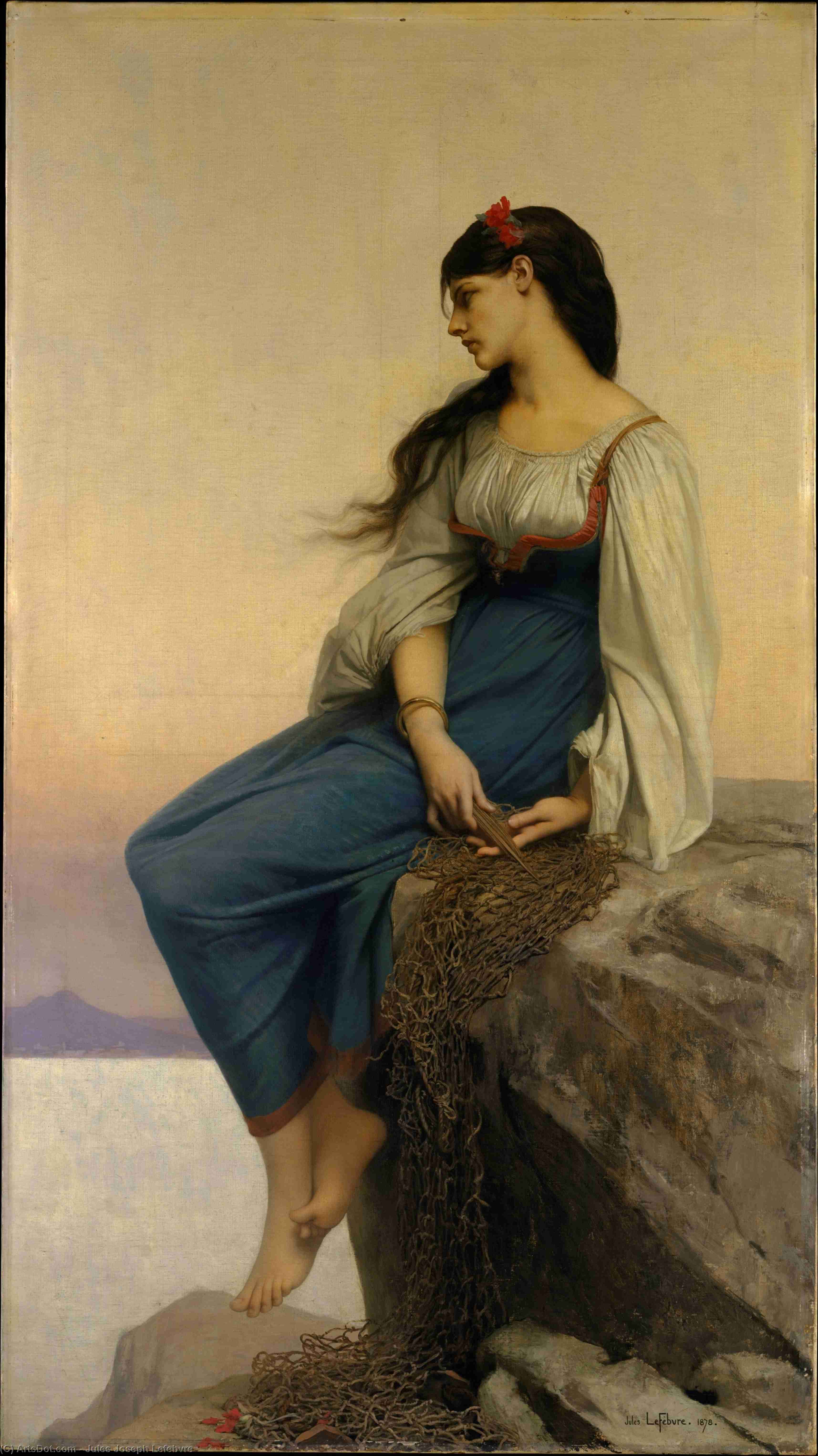 Wikioo.org - The Encyclopedia of Fine Arts - Painting, Artwork by Jules Joseph Lefebvre - Graziella