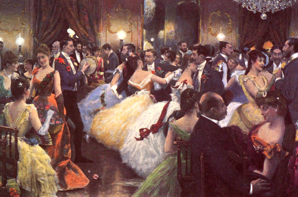 Wikioo.org - The Encyclopedia of Fine Arts - Painting, Artwork by Julius Leblanc Stewart - The Ball