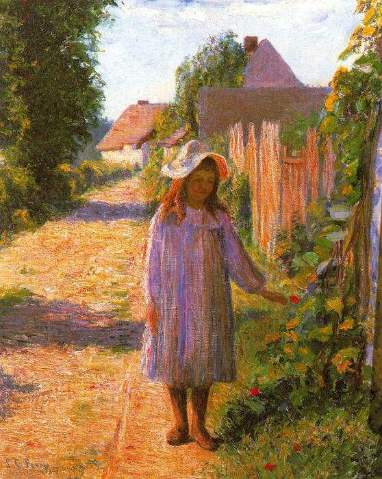 Wikioo.org - The Encyclopedia of Fine Arts - Painting, Artwork by Lilla Cabot Perry - Alice in the Lane (Alice Perry)