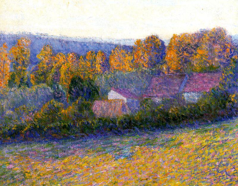 Wikioo.org - The Encyclopedia of Fine Arts - Painting, Artwork by Lilla Cabot Perry - Autumn Afternoon, Giverny