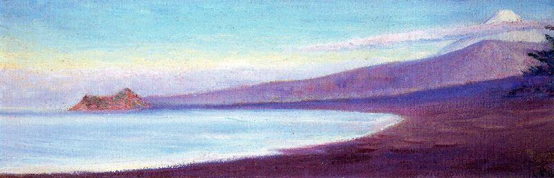 WikiOO.org - Енциклопедія образотворчого мистецтва - Живопис, Картини
 Lilla Cabot Perry - Fuji from Lava Beach