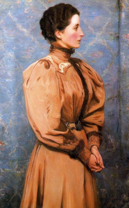 WikiOO.org - Енциклопедия за изящни изкуства - Живопис, Произведения на изкуството Lilla Cabot Perry - Portrait of the Barones von R.