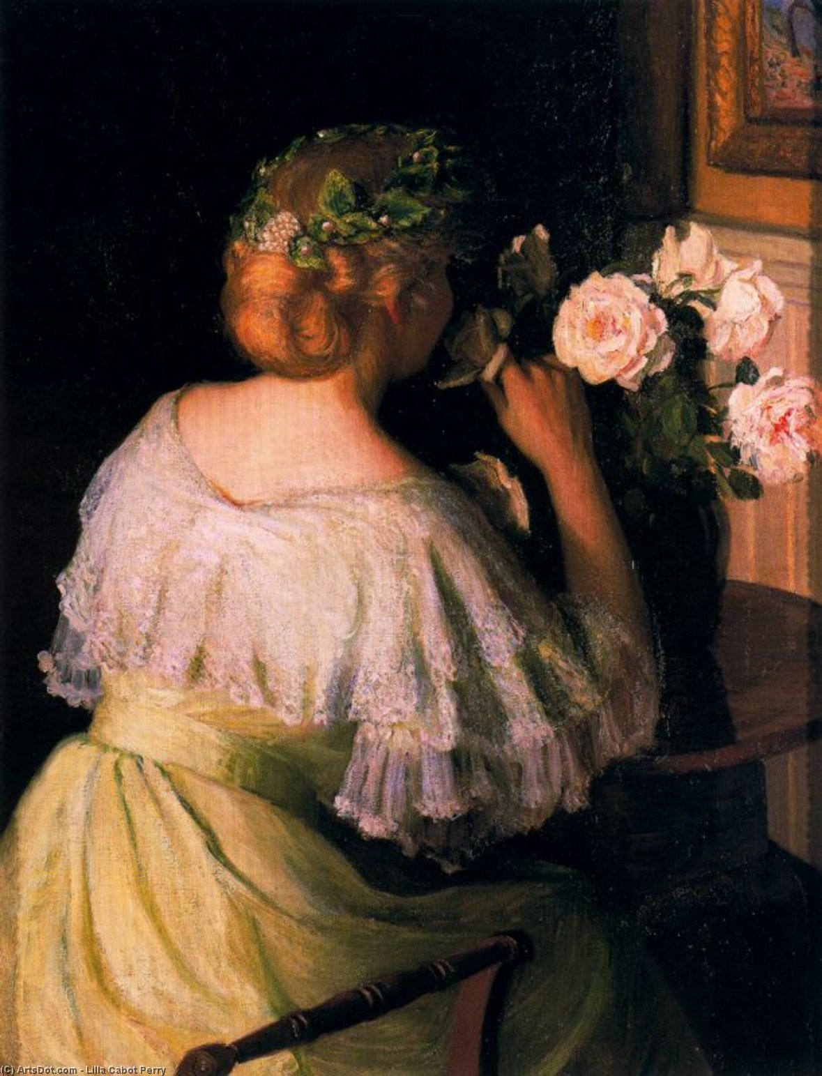 Wikioo.org - Bách khoa toàn thư về mỹ thuật - Vẽ tranh, Tác phẩm nghệ thuật Lilla Cabot Perry - Roses