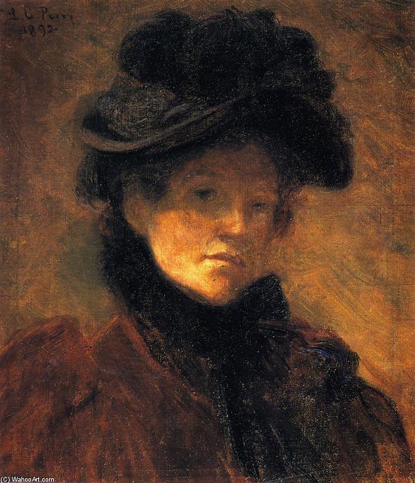 WikiOO.org - Енциклопедия за изящни изкуства - Живопис, Произведения на изкуството Lilla Cabot Perry - Self Portrait