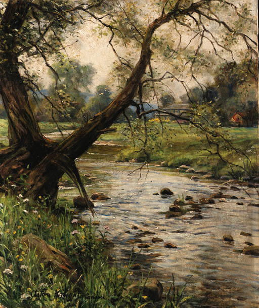 Wikioo.org - The Encyclopedia of Fine Arts - Painting, Artwork by Louis Aston Knight - East Canaan, Connecticut