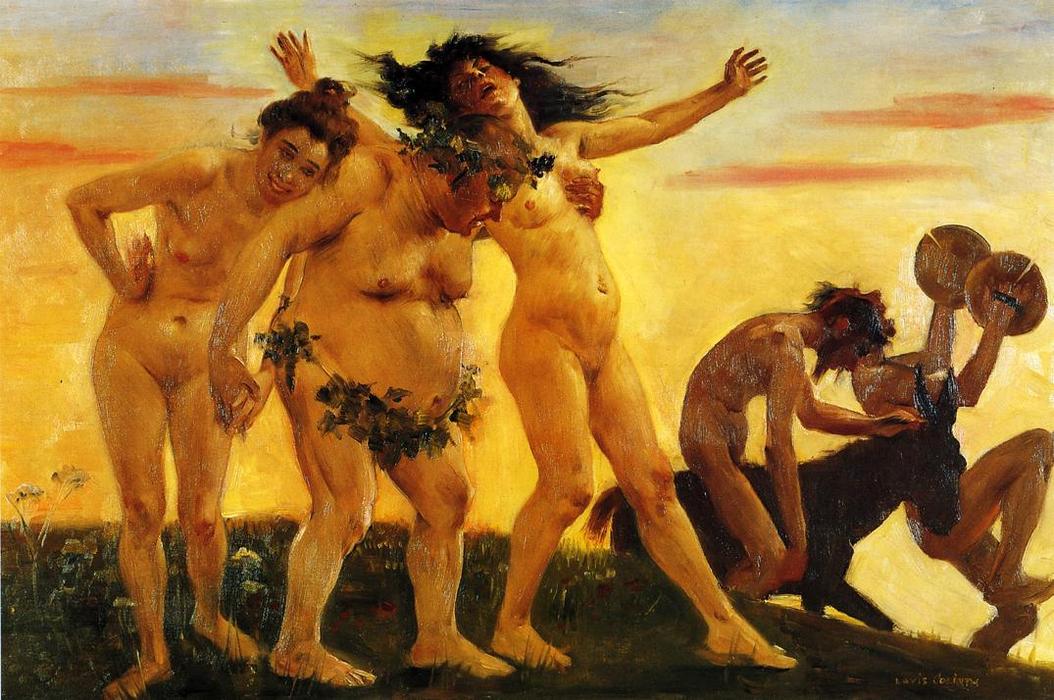 Wikioo.org - The Encyclopedia of Fine Arts - Painting, Artwork by Lovis Corinth (Franz Heinrich Louis) - Baccants Returning Home
