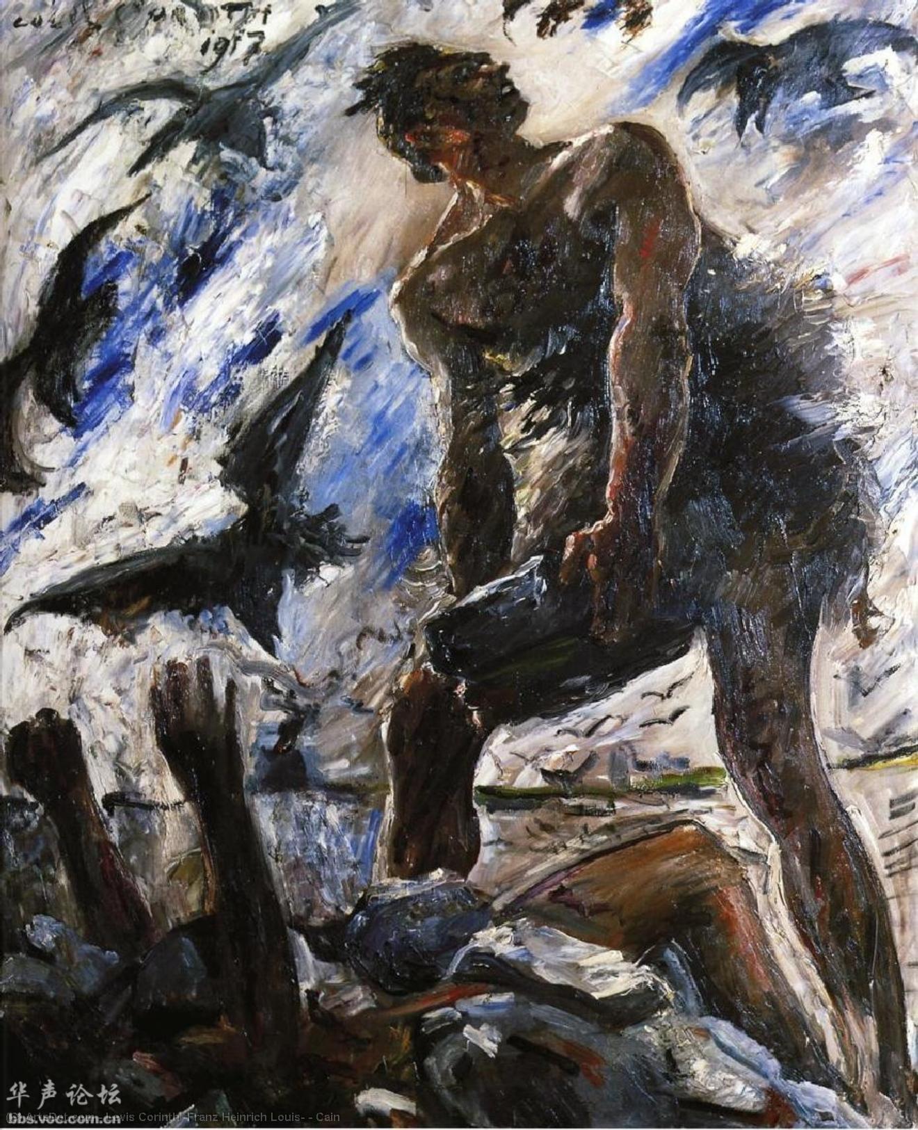 Wikioo.org - The Encyclopedia of Fine Arts - Painting, Artwork by Lovis Corinth (Franz Heinrich Louis) - Cain