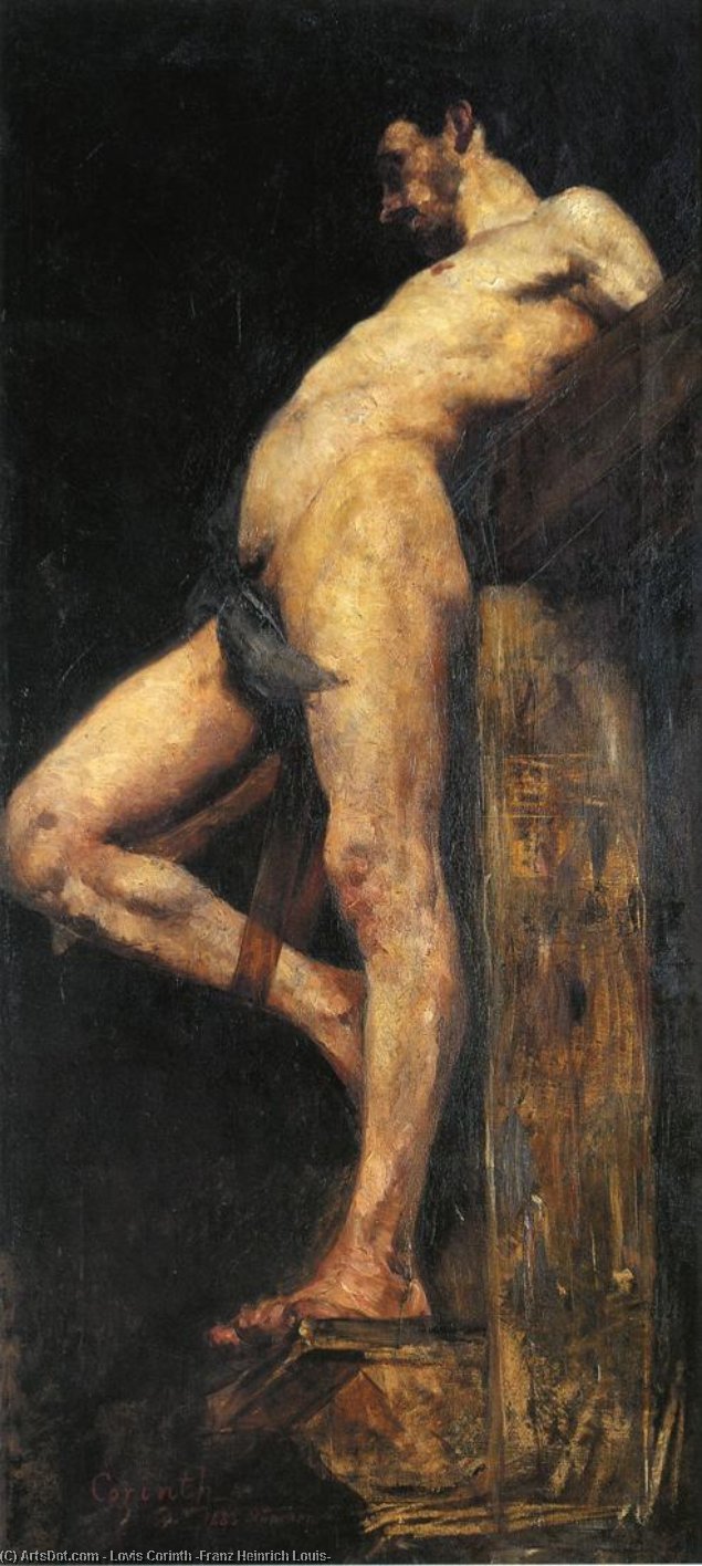 Wikioo.org – L'Enciclopedia delle Belle Arti - Pittura, Opere di Lovis Corinth (Franz Heinrich Louis) - Ladro Crocifisso