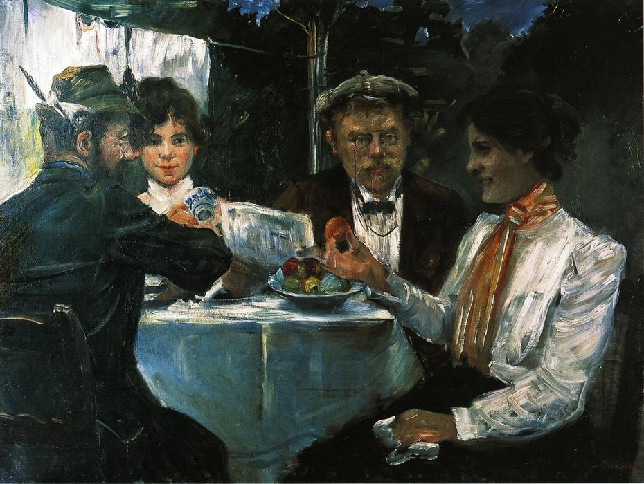 Wikioo.org - The Encyclopedia of Fine Arts - Painting, Artwork by Lovis Corinth (Franz Heinrich Louis) - In Max Halbe's Garden