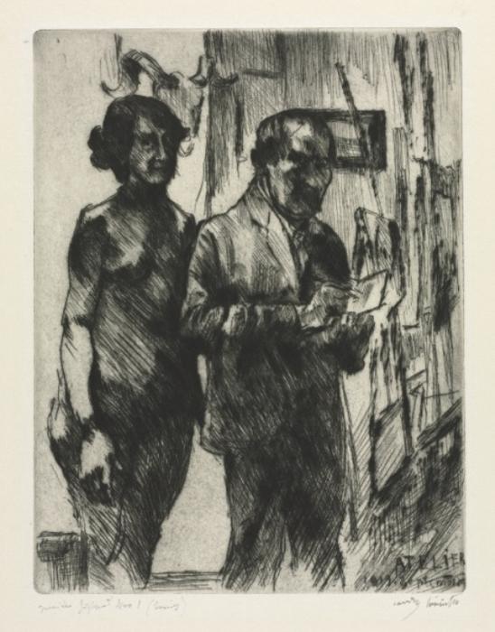 Wikioo.org - The Encyclopedia of Fine Arts - Painting, Artwork by Lovis Corinth (Franz Heinrich Louis) - In the Studio