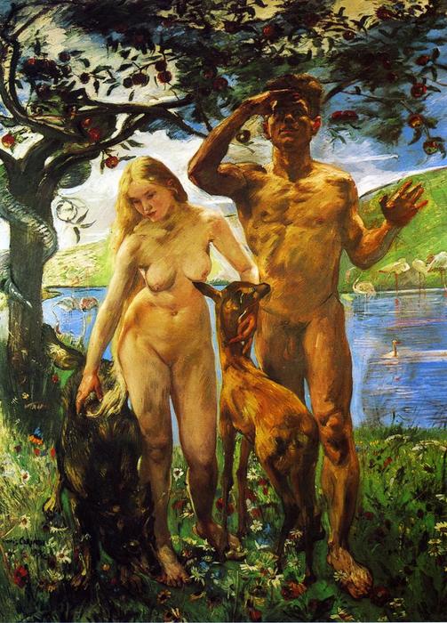 WikiOO.org - Enciklopedija dailės - Tapyba, meno kuriniai Lovis Corinth (Franz Heinrich Louis) - Paradise