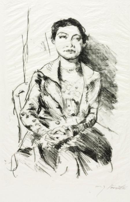 WikiOO.org - Encyclopedia of Fine Arts - Maleri, Artwork Lovis Corinth (Franz Heinrich Louis) - Portrait of a Young Woma