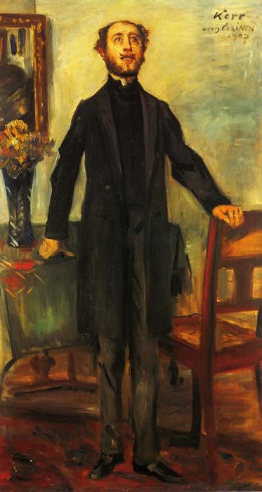 WikiOO.org - Εγκυκλοπαίδεια Καλών Τεχνών - Ζωγραφική, έργα τέχνης Lovis Corinth (Franz Heinrich Louis) - Portrait of Alfred Kerr