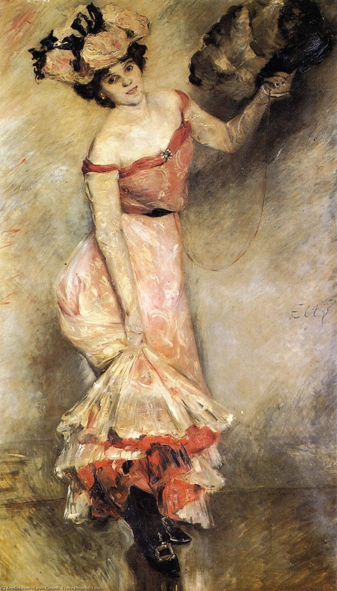 WikiOO.org - Encyclopedia of Fine Arts - Maalaus, taideteos Lovis Corinth (Franz Heinrich Louis) - Portrait of Elly
