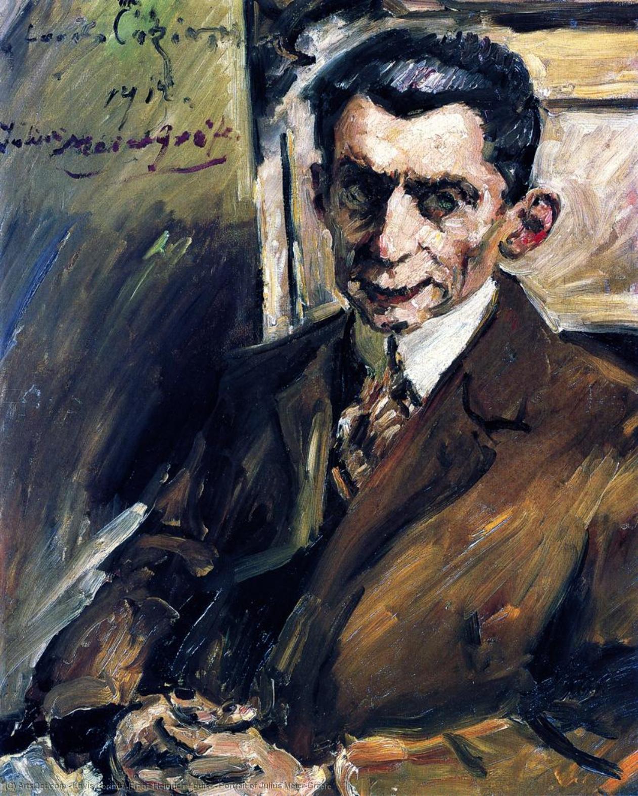 WikiOO.org - אנציקלופדיה לאמנויות יפות - ציור, יצירות אמנות Lovis Corinth (Franz Heinrich Louis) - Portrait of Julius Meier-Graefe