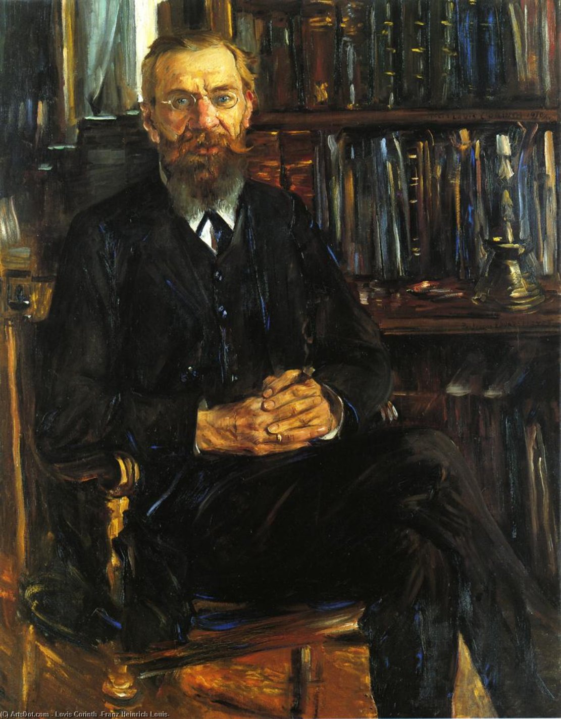 WikiOO.org - Encyclopedia of Fine Arts - Målning, konstverk Lovis Corinth (Franz Heinrich Louis) - Portrait of Professor Eduard Meyer