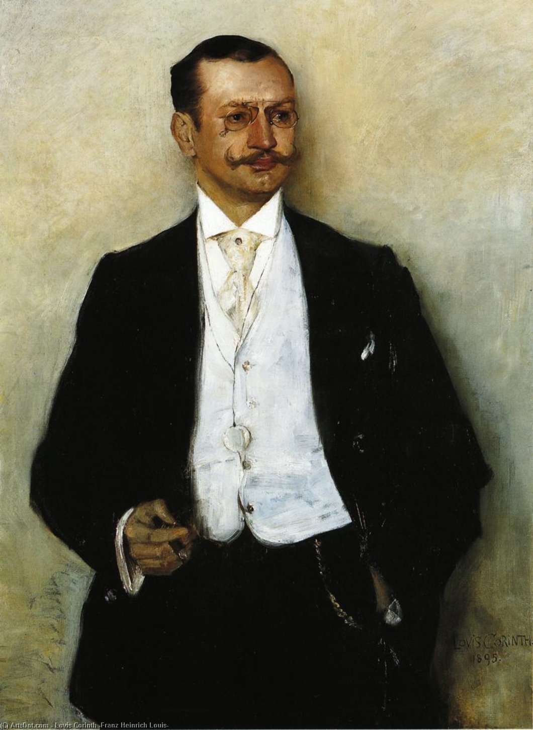 Wikioo.org - The Encyclopedia of Fine Arts - Painting, Artwork by Lovis Corinth (Franz Heinrich Louis) - Portrait of the Painter Karl Strathmann