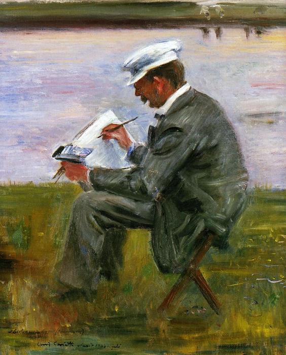 Wikioo.org - The Encyclopedia of Fine Arts - Painting, Artwork by Lovis Corinth (Franz Heinrich Louis) - Portrait of the Painter Walter Leistikow 1