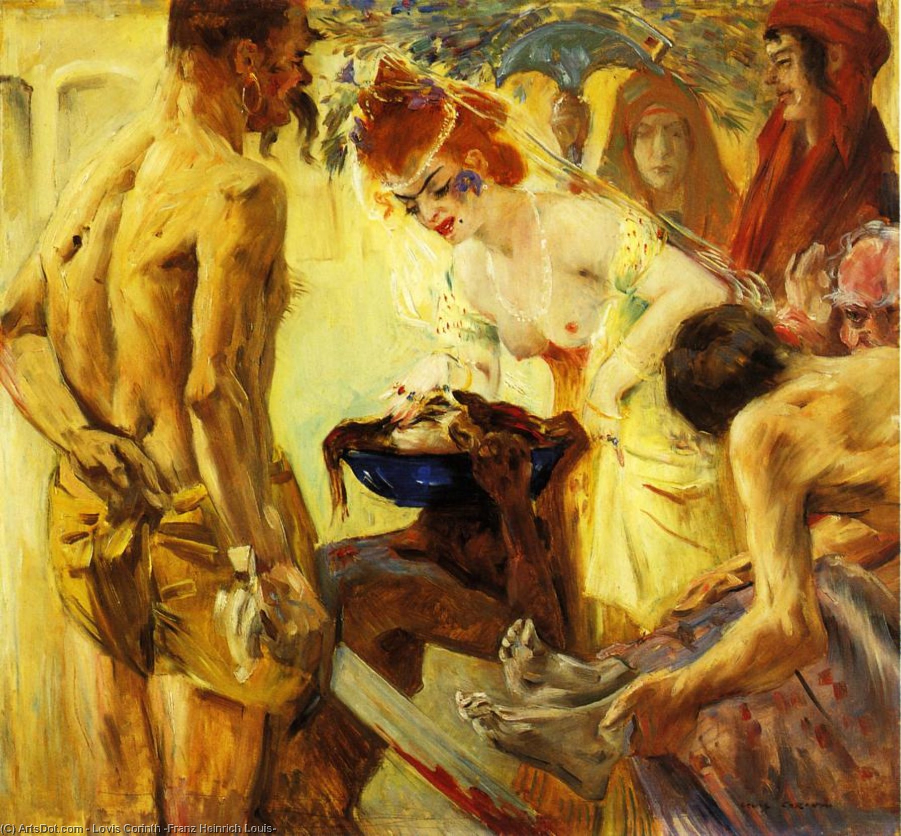 Wikioo.org - The Encyclopedia of Fine Arts - Painting, Artwork by Lovis Corinth (Franz Heinrich Louis) - Salome, First Version