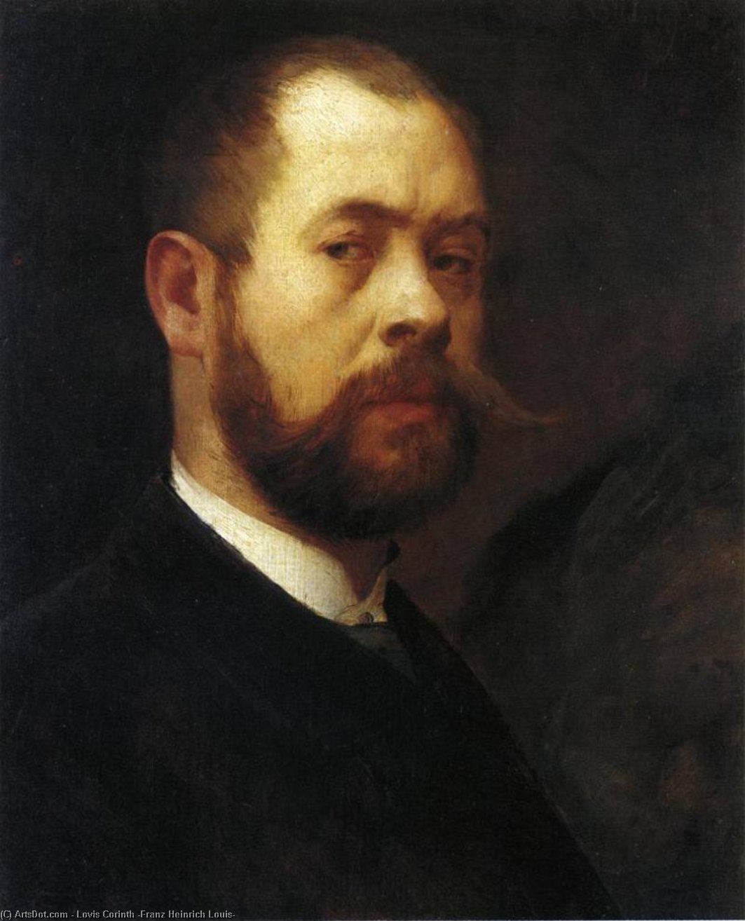 Wikioo.org - The Encyclopedia of Fine Arts - Painting, Artwork by Lovis Corinth (Franz Heinrich Louis) - Self Portrait