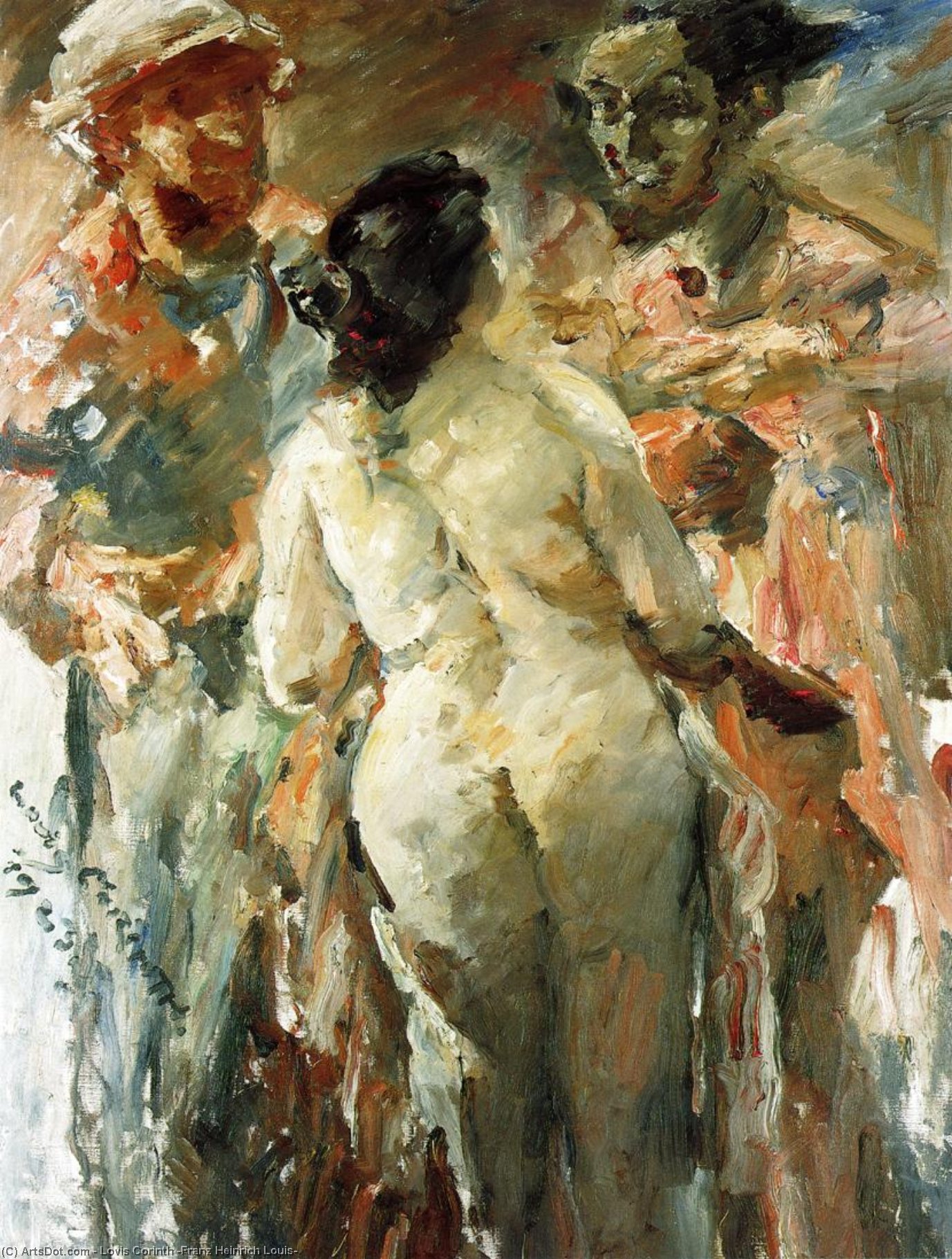 Wikioo.org - The Encyclopedia of Fine Arts - Painting, Artwork by Lovis Corinth (Franz Heinrich Louis) - Susanna and the Elders