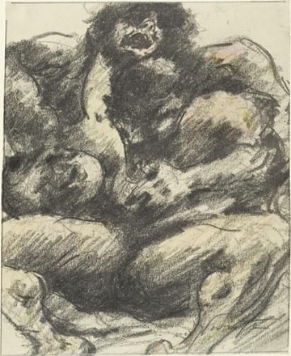 WikiOO.org - Encyclopedia of Fine Arts - Malba, Artwork Lovis Corinth (Franz Heinrich Louis) - The First Human Beings