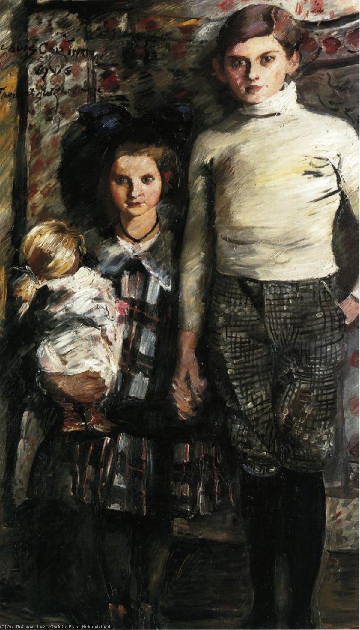 Wikioo.org - The Encyclopedia of Fine Arts - Painting, Artwork by Lovis Corinth (Franz Heinrich Louis) - Thomas and Wilhelmine