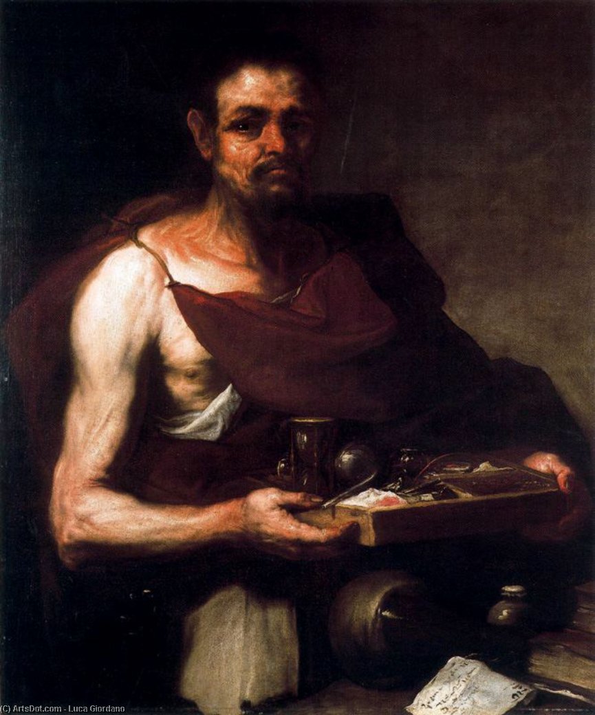 Wikioo.org - The Encyclopedia of Fine Arts - Painting, Artwork by Luca Giordano - Alchimist