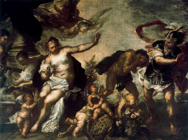 Wikioo.org - The Encyclopedia of Fine Arts - Painting, Artwork by Luca Giordano - Allegory of Peace