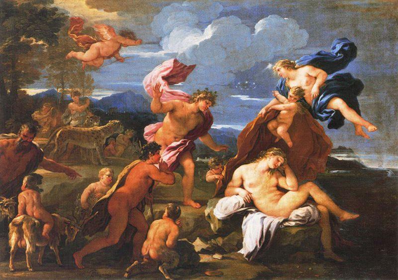 Wikioo.org - The Encyclopedia of Fine Arts - Painting, Artwork by Luca Giordano - Bacchus and Ariadne