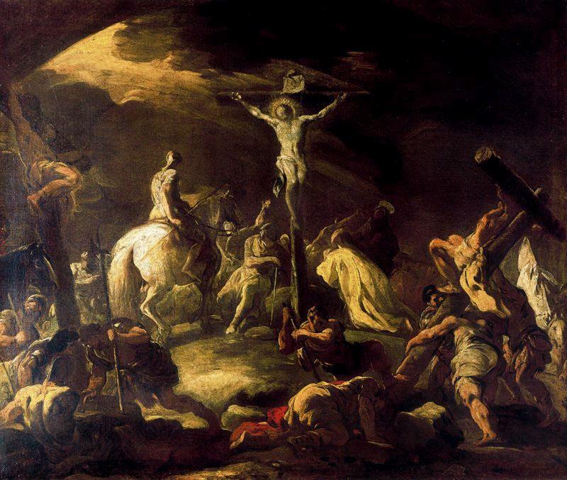 Wikioo.org - สารานุกรมวิจิตรศิลป์ - จิตรกรรม Luca Giordano - Crucifixion