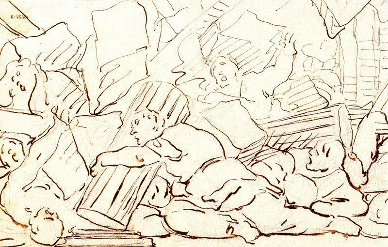 Wikioo.org - Die Enzyklopädie bildender Kunst - Malerei, Kunstwerk von Luca Giordano - Tod von Samson