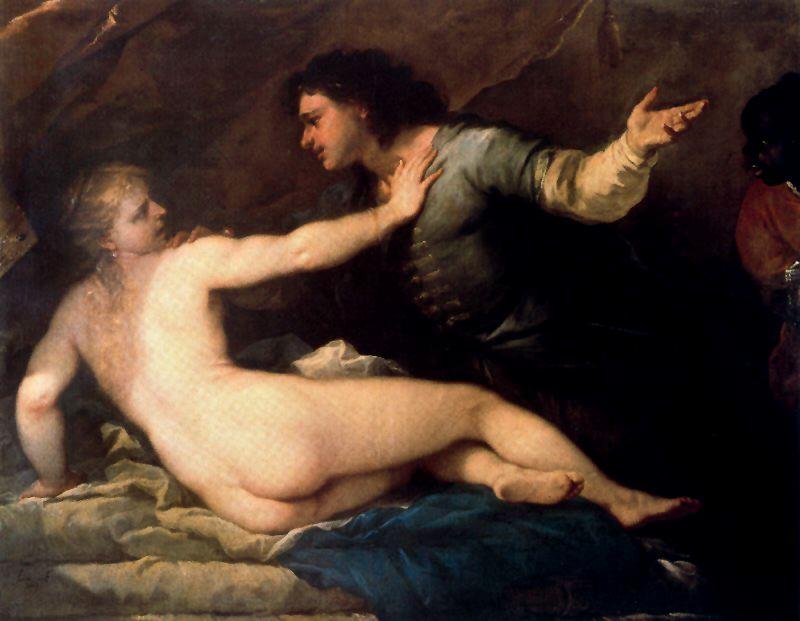 Wikioo.org – L'Enciclopedia delle Belle Arti - Pittura, Opere di Luca Giordano - Lucrezia Sesto Tarquinio