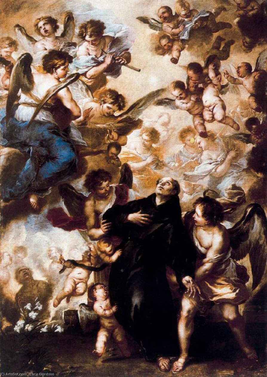 WikiOO.org - Енциклопедия за изящни изкуства - Живопис, Произведения на изкуството Luca Giordano - St. Nicholas of Bari save the child-bearer