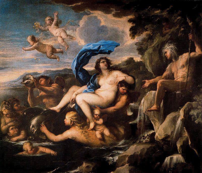Wikioo.org – L'Enciclopedia delle Belle Arti - Pittura, Opere di Luca Giordano - il trionfo di galatea
