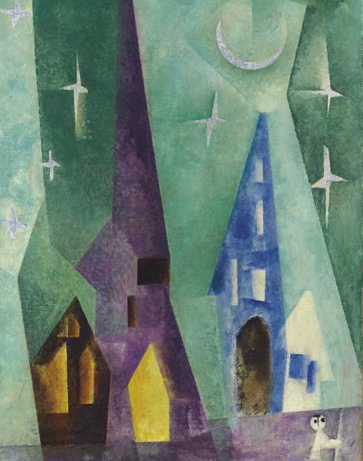 Wikioo.org - The Encyclopedia of Fine Arts - Painting, Artwork by Lyonel Feininger - Silver Star image