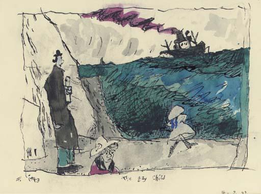 Wikioo.org - The Encyclopedia of Fine Arts - Painting, Artwork by Lyonel Feininger - The Gay Child