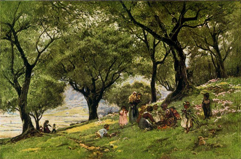 WikiOO.org - Enciklopedija likovnih umjetnosti - Slikarstvo, umjetnička djela Mariano Barbasan - Olive trees