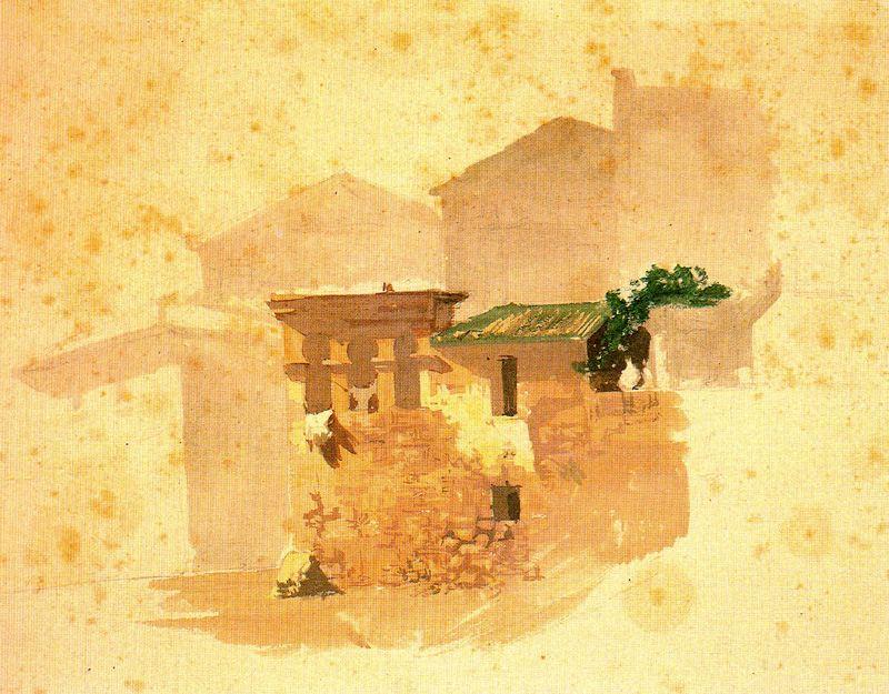 Wikioo.org - The Encyclopedia of Fine Arts - Painting, Artwork by Mariano Fortuny - architecture