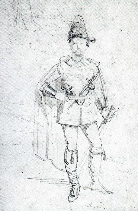 Wikioo.org - สารานุกรมวิจิตรศิลป์ - จิตรกรรม Mariano Fortuny - Soldier