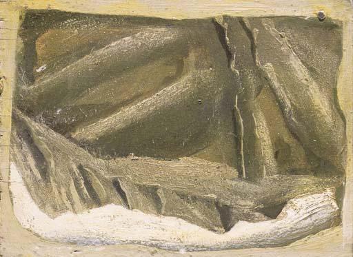 WikiOO.org - Encyclopedia of Fine Arts - Maleri, Artwork Mario Sironi - Mountain Landscape 2