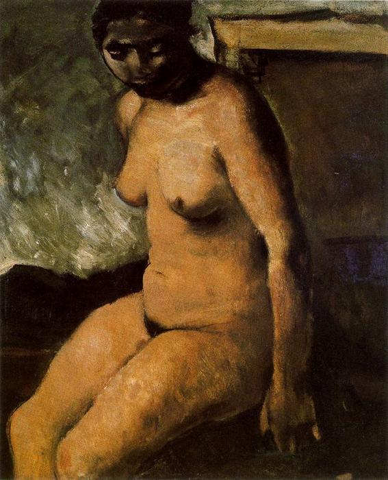 WikiOO.org - Encyclopedia of Fine Arts - Maleri, Artwork Mario Sironi - Nude