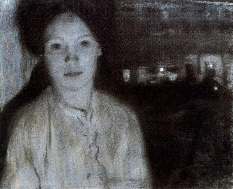 Wikioo.org - The Encyclopedia of Fine Arts - Painting, Artwork by Mario Sironi - Portrait of his sister