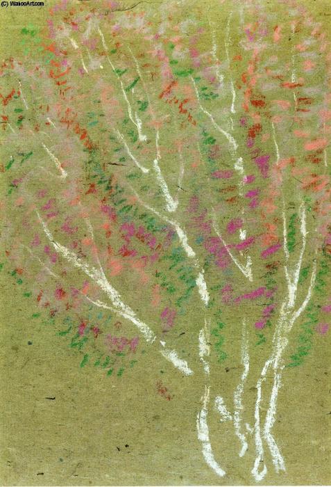 WikiOO.org - 百科事典 - 絵画、アートワーク Marsden Hartley - 樺の木