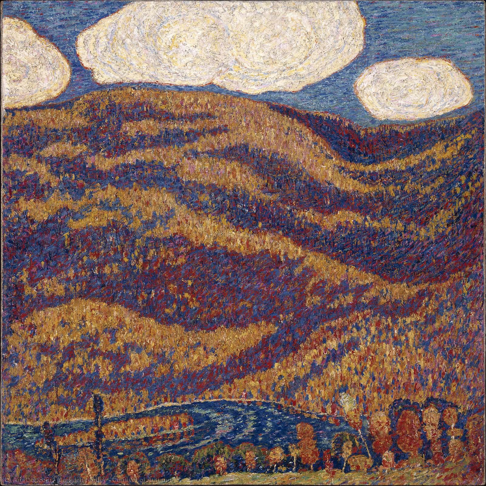 Wikioo.org - The Encyclopedia of Fine Arts - Painting, Artwork by Marsden Hartley - Carnival of Autumn